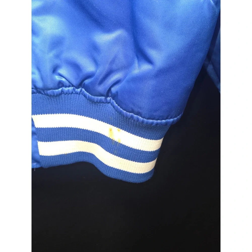Starter Vintage Kansas City Royals Satin Baseball Jacket Men's Medium Blue White